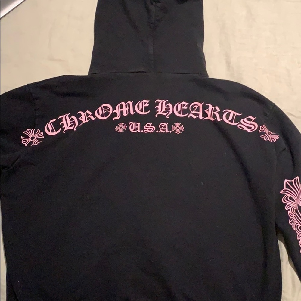 Authentic Rare Chrome Hearts Pink Sweatshirt!!!